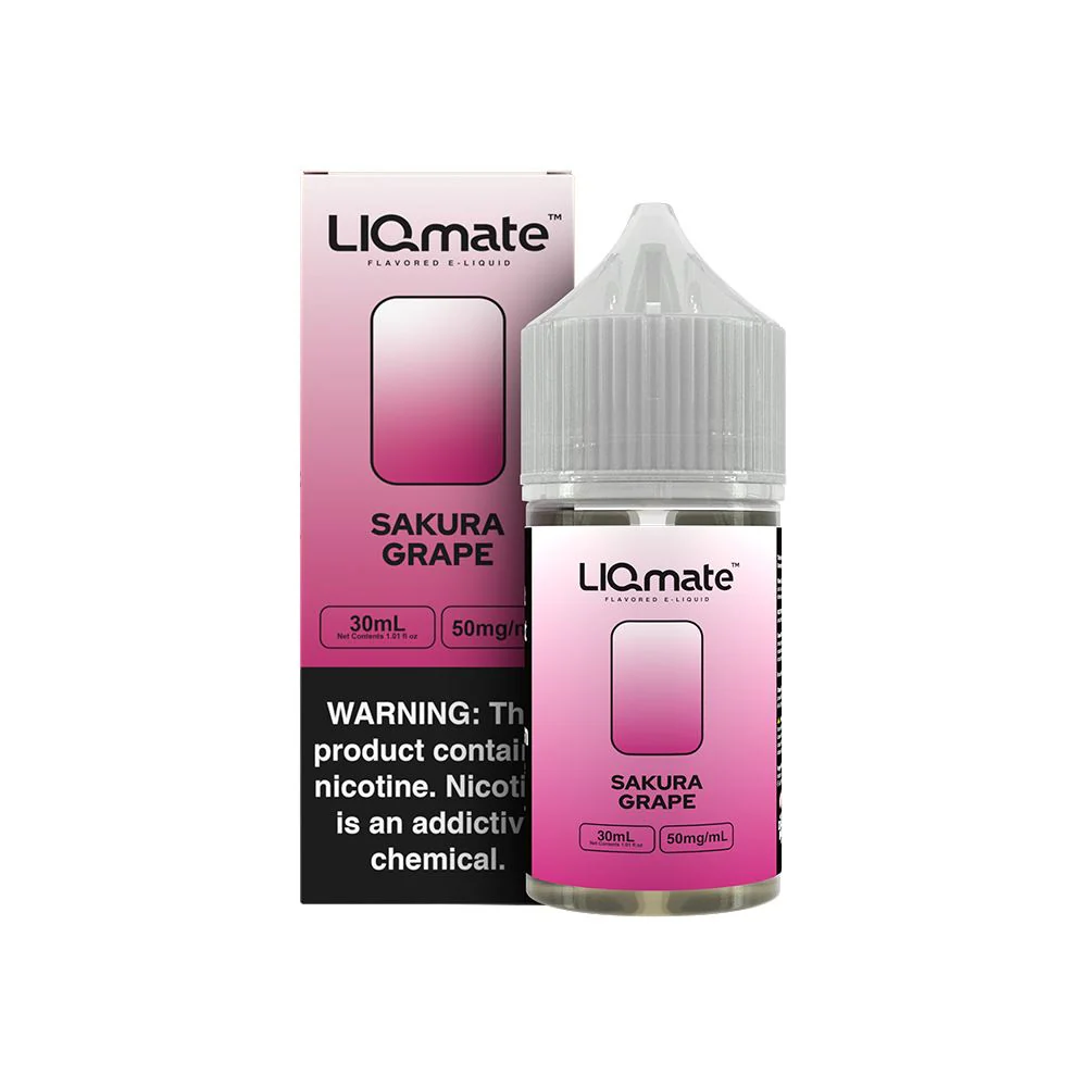 Sakura Grape Liqmate Series Salt Nic E-Juice by 7Daze 30mL