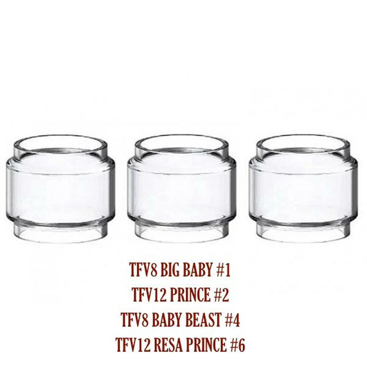 Smok TFV8/9 Big Baby Beast Replacement Glass | 1-Pack