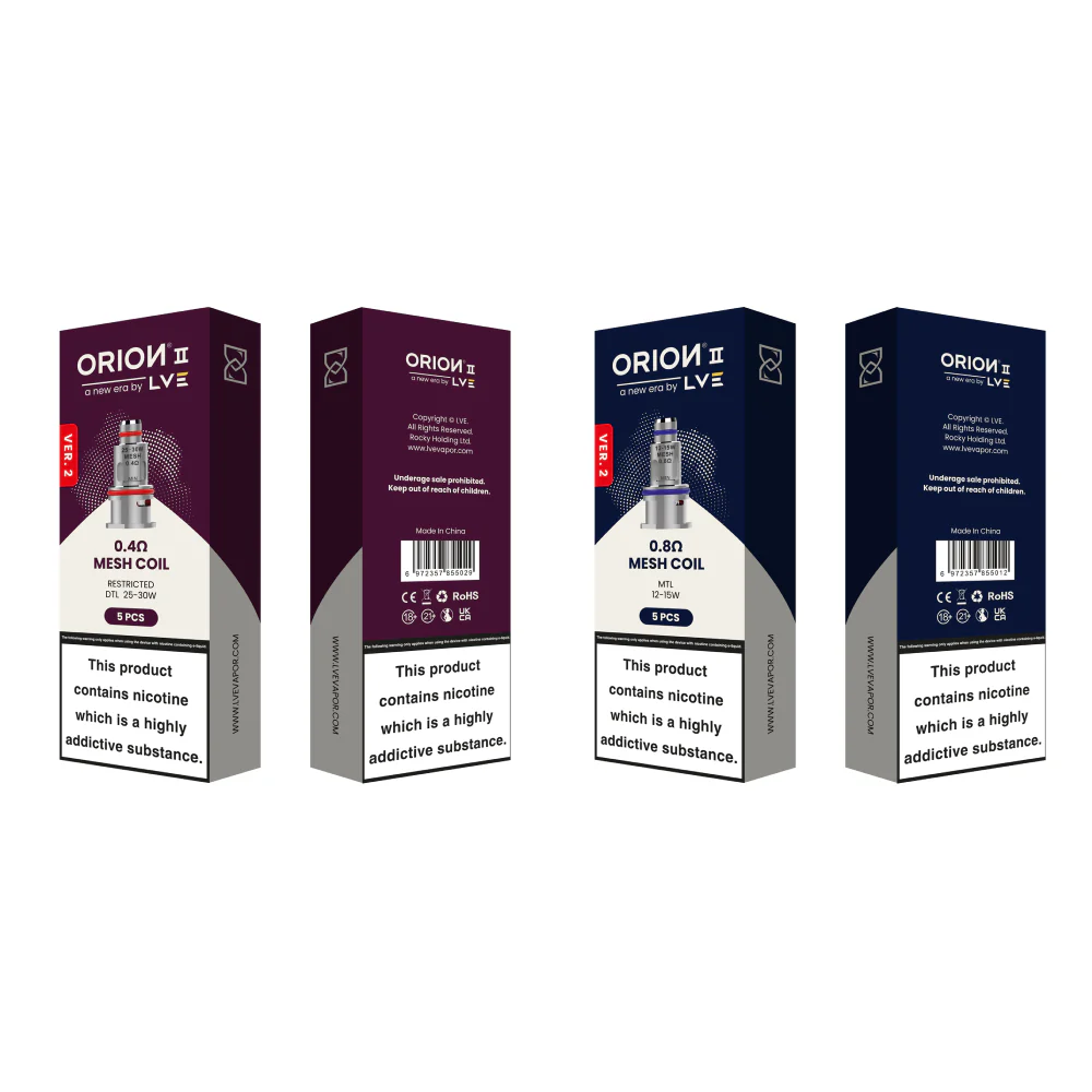LVE Orion II V2 Mesh Coils (5-Pack)