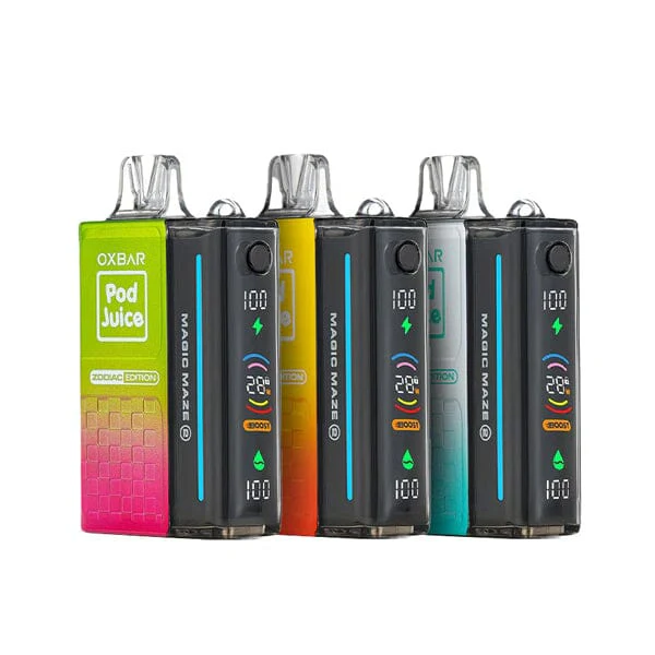 Magic Maze 2.0 ZERO Nicotine Pod Juice 30000 Puffs Disposable E-Cig by Oxbar 0mg 13mL