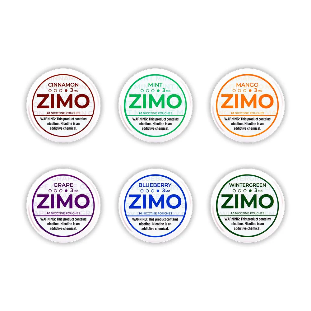 Zimo Nicotine Pouches 5-can Pack