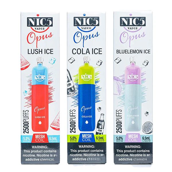 Nic5 Disposable | 2500 Puffs | 6.5mL