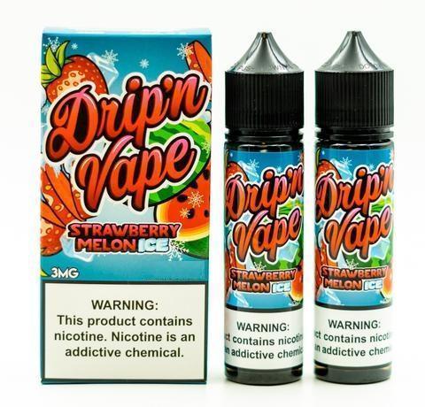 DRIP N VAPE | Strawberry Melon on Ice 120ML eLiquid