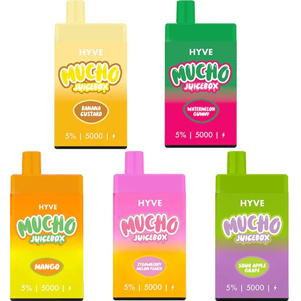 Mucho Hyve Disposable 5000 Puffs 12mL 50mg