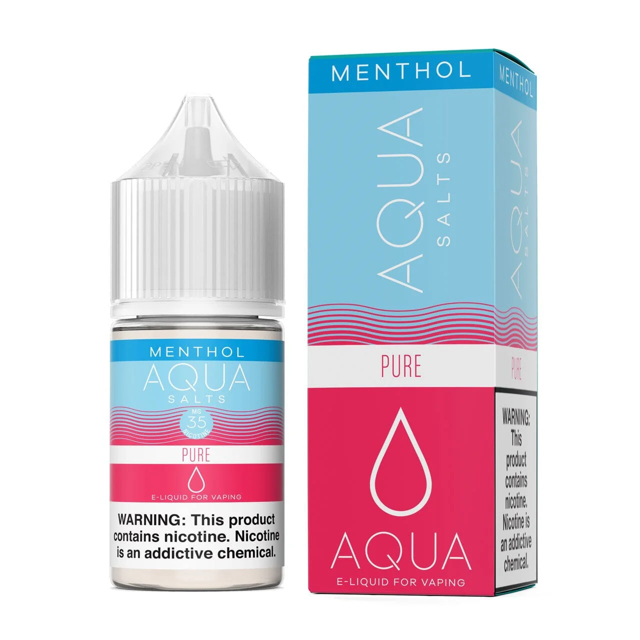 Pure Menthol by Aqua Synthetic Nicotine Salts 30ML