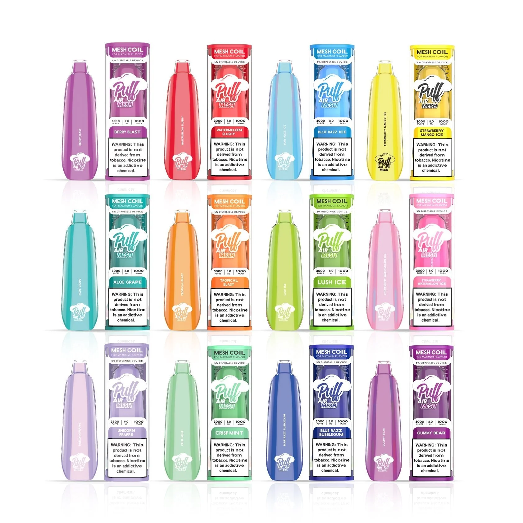 Puff Air Mesh | 3000 Puffs | 8mL
