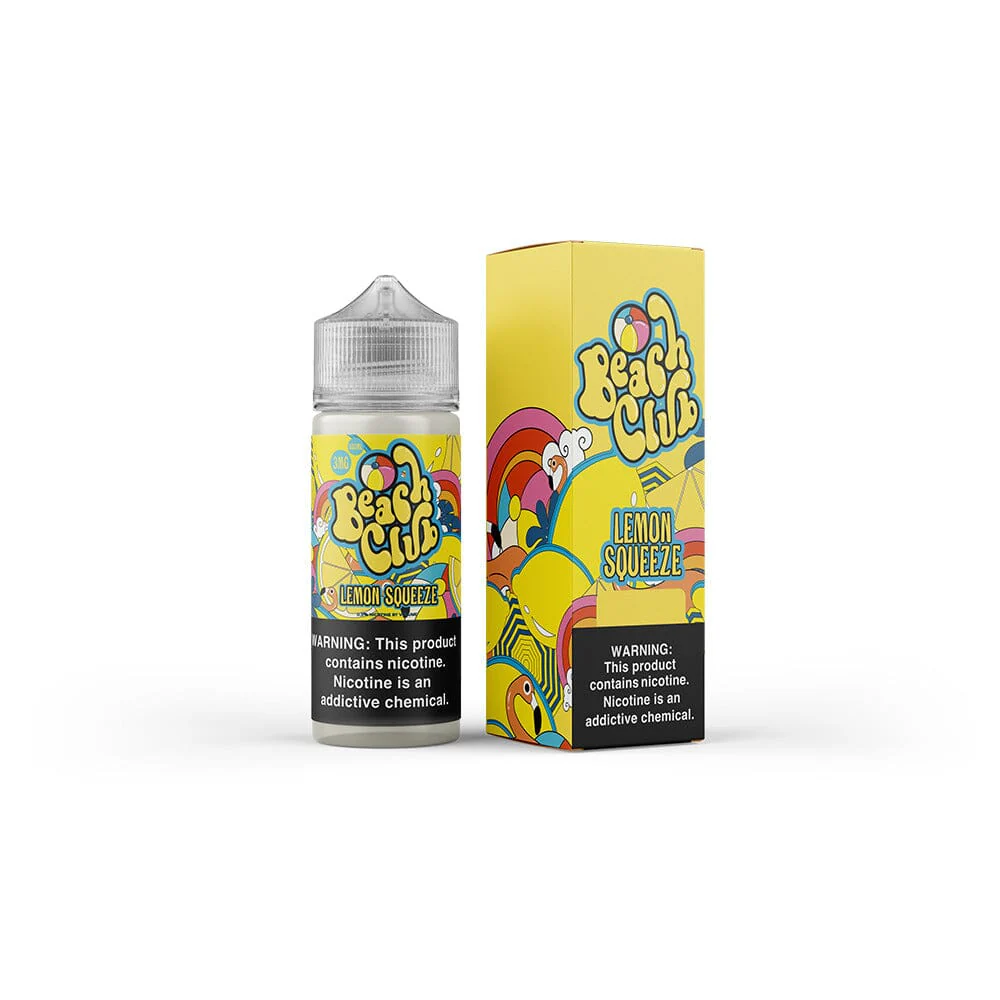 Lemon Squeeze by Beach Club E-Liquid 100mL (Freebase)