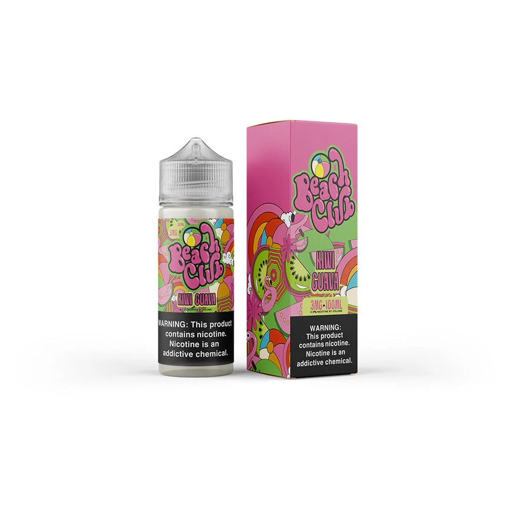 Kiwi Guava by Beach Club E-Liquid 100mL (Freebase)