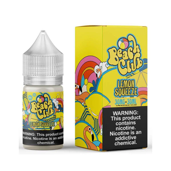 Lemon Squeeze by Beach Club E-Liquid 30mL (Salts)