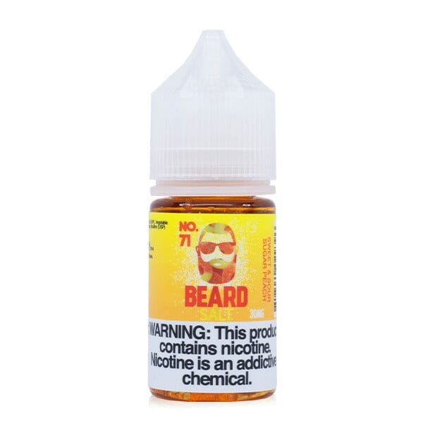 No. 71 Sweet and Sour Sugar Peach by Beard Salts 30ml