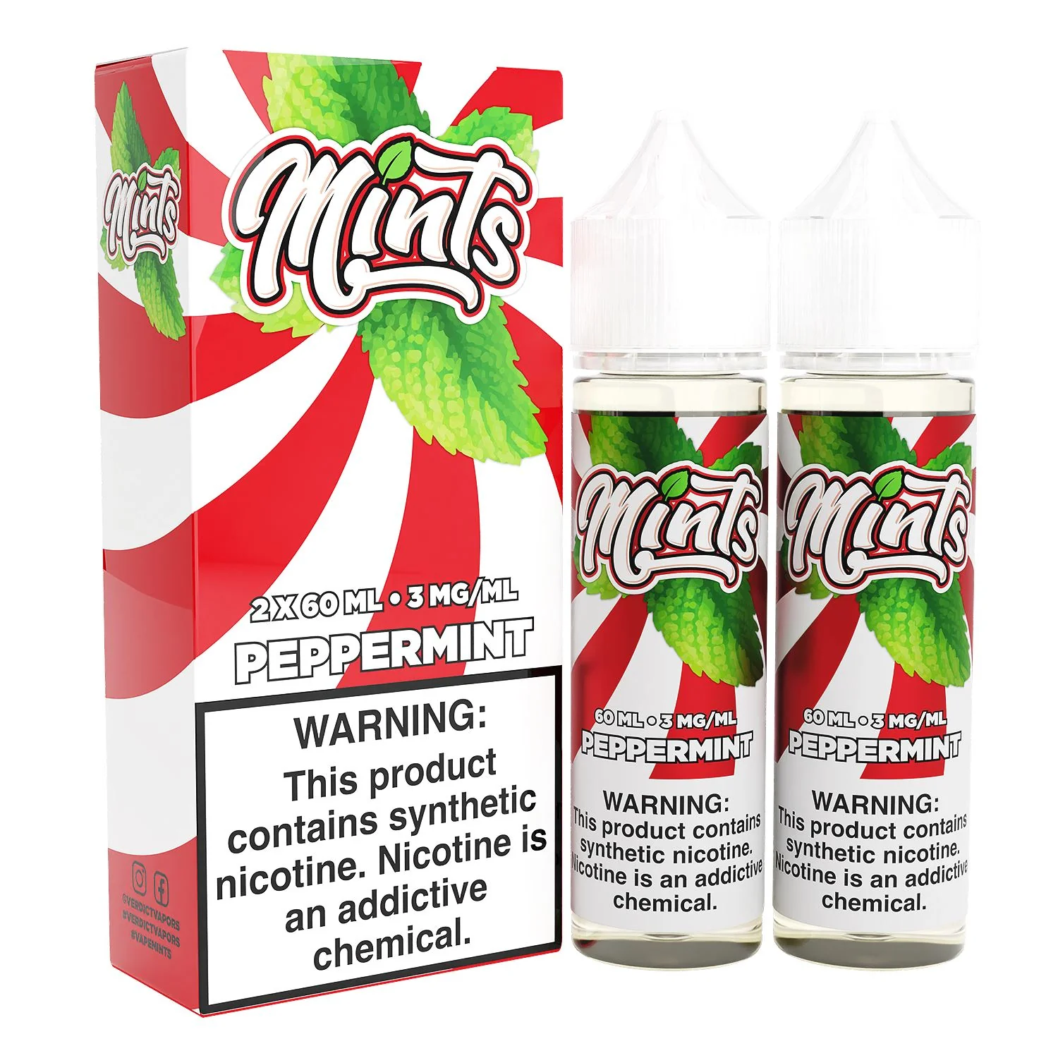 Peppermint by Mints Series 2x 60mL