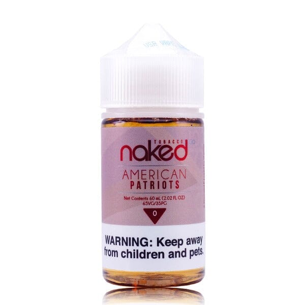 American Patriots by Naked 100 Tobacco 60ml