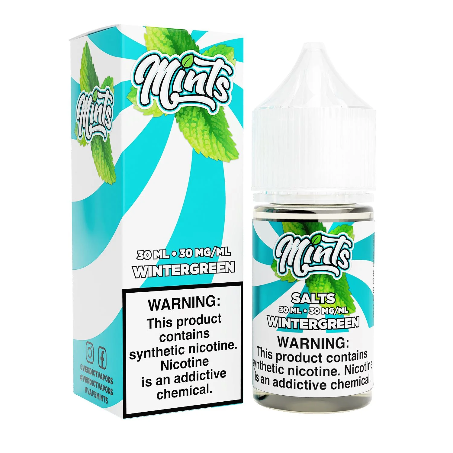 Wintergreen by Mints SALTS E-Liquid 30ml