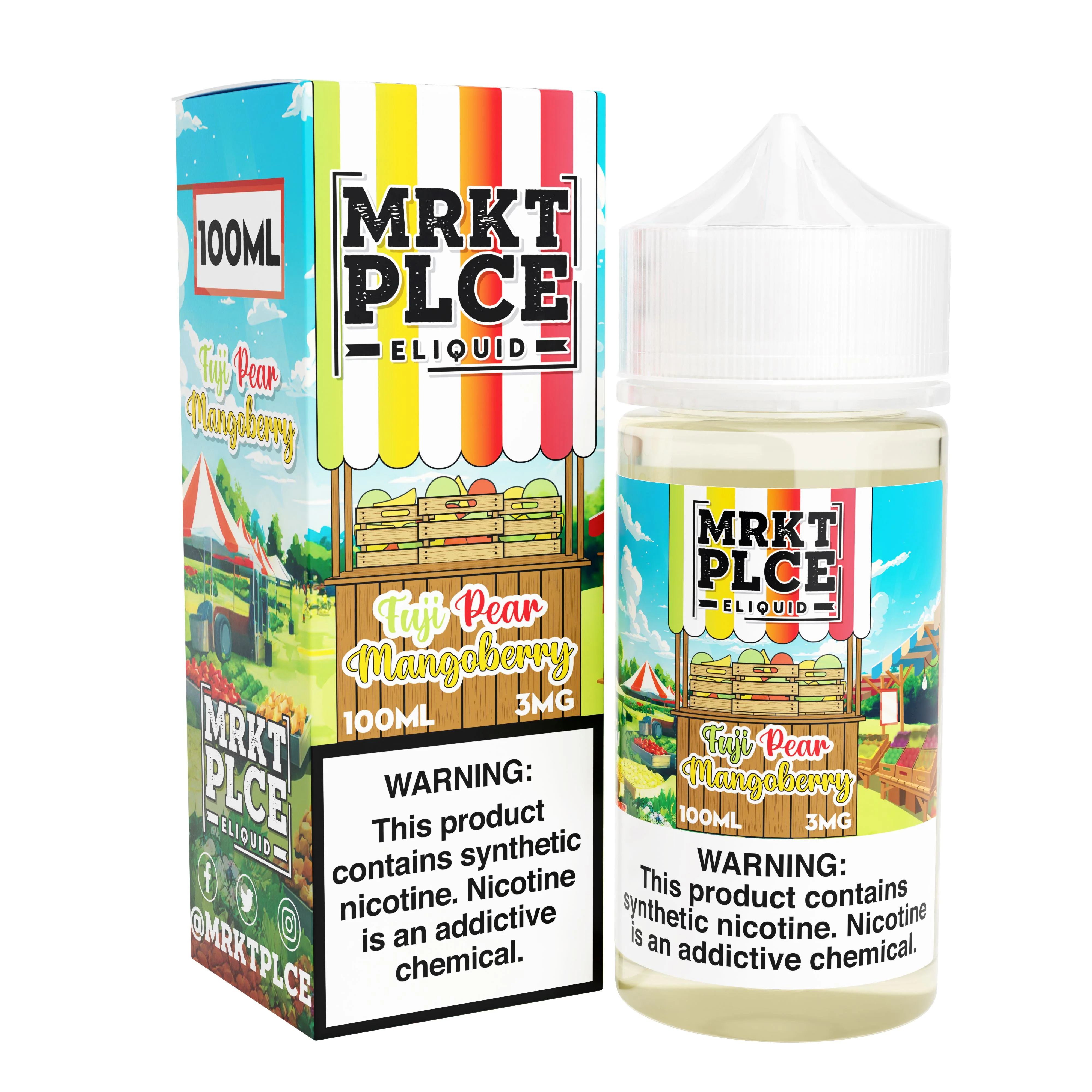 Fuji Pear Mangoberry by MRKT PLCE 100ML