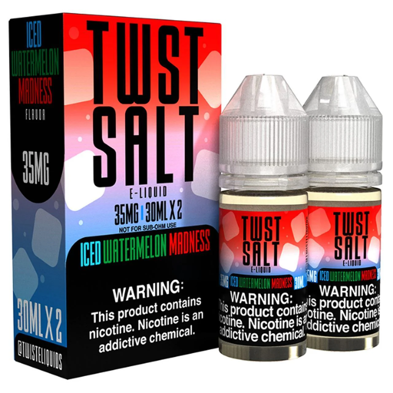 Red 0Â° (Iced Watermelon Madness) by Twist Salt E-Liquids 60ml