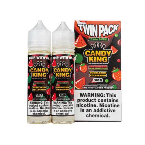 Strawberry Watermelon Candy King Bubblegum Series Freebase E-Juice 100mL