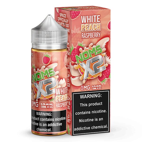 White Peach Raspberry by NOMS X2 120ml