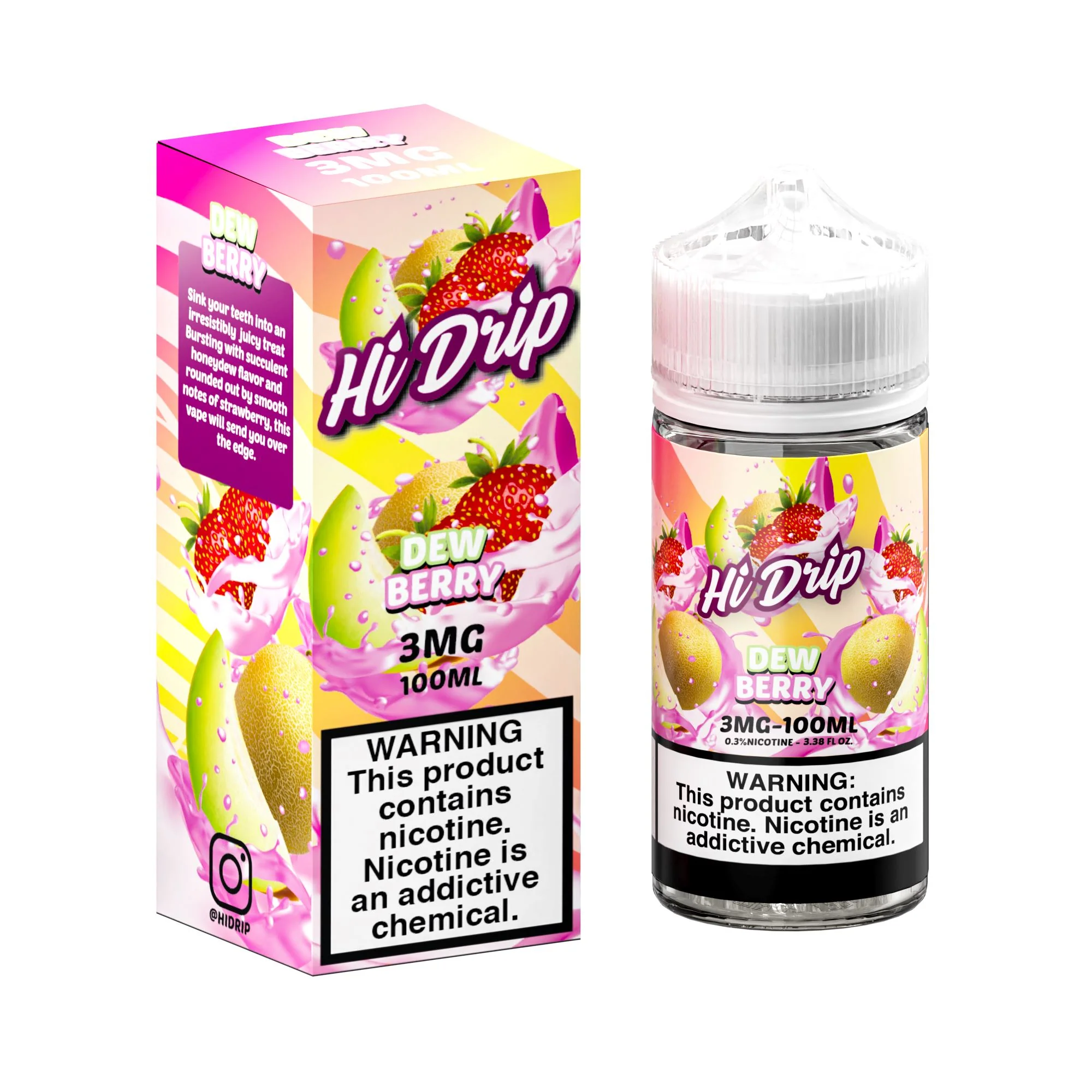 Honeydew Strawberry by Hi Drip E-Liquid 100ml
