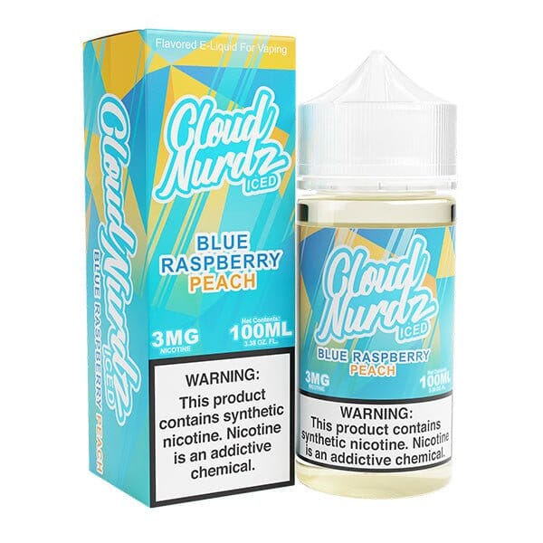 Peach Blue Raspberry Iced Cloud Nurdz TFN 100mL