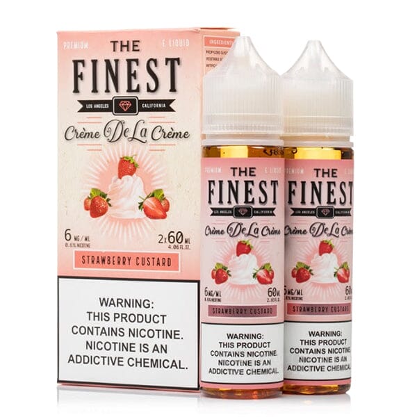 Strawberry Custard by Finest Creme De La Creme 120ML