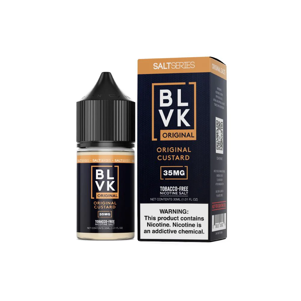 Original Custard (Vanilla Custard) by BLVK Unicorn Nicotine Salt 30ml