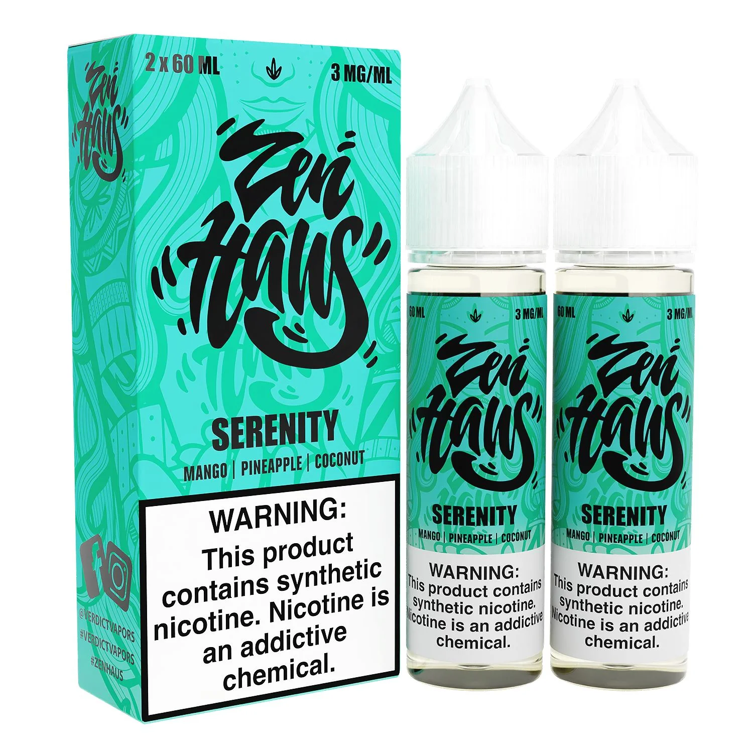 Serenity by ZEN HAUS E-Liquid 2X 60ml