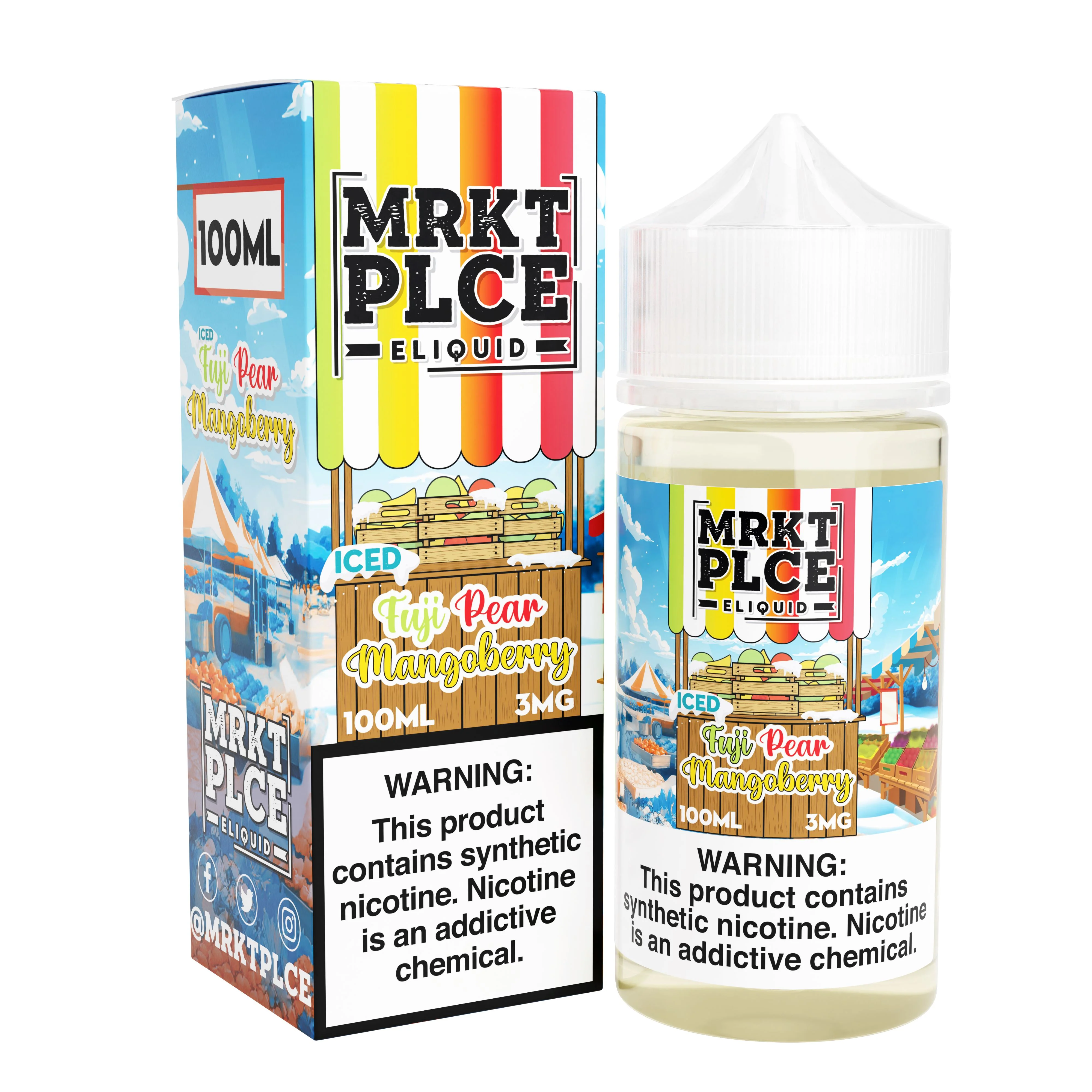 Iced Fuji Pear Mangoberry by MRKT PLCE 100ML