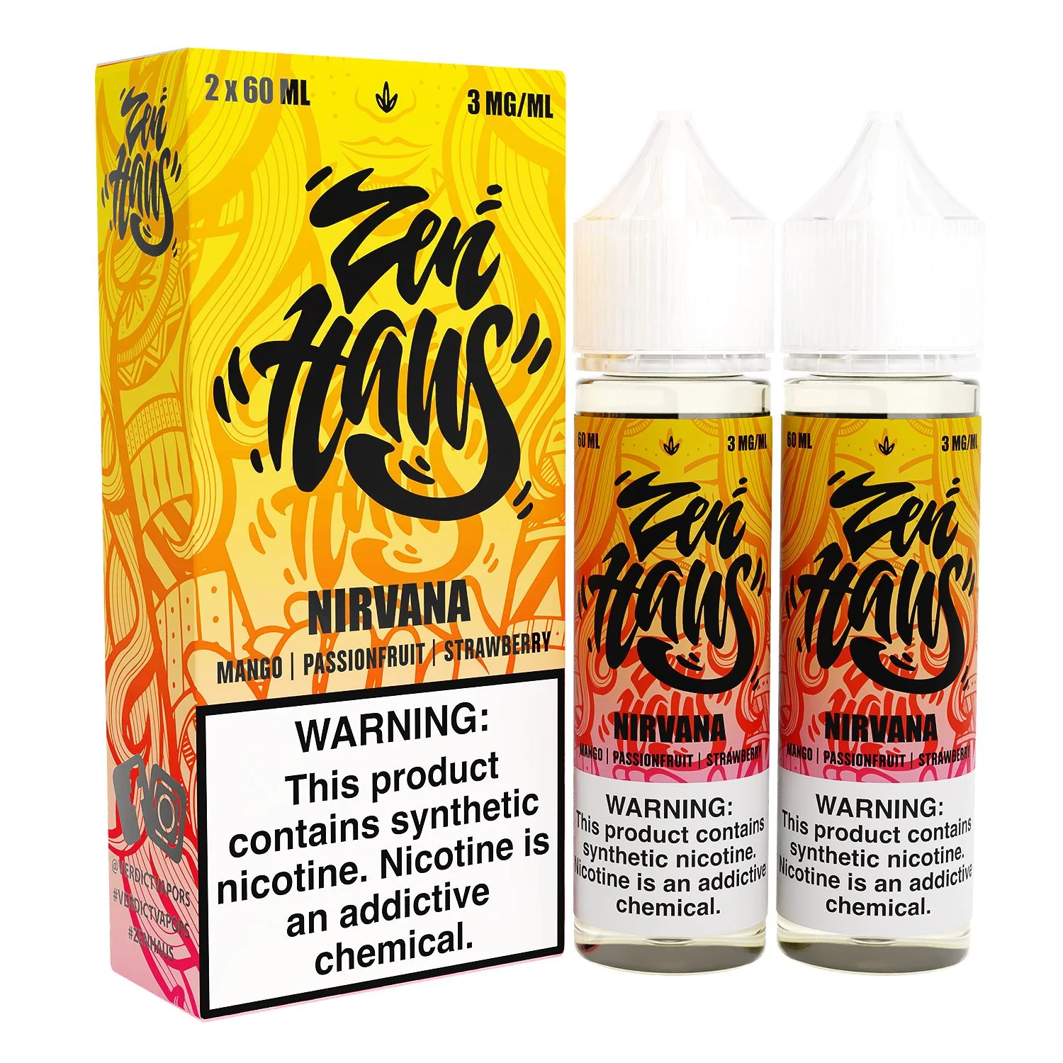 Nirvana by ZEN HAUS E-Liquid 2X 60ml