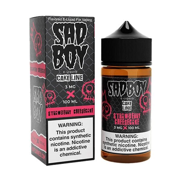 Strawberry Cheesecake by Sadboy 100mL E-Liquid Series (Freebase)