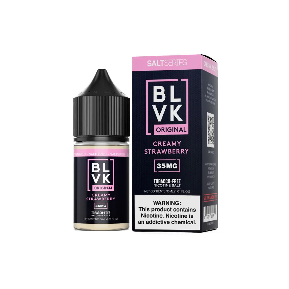 Creamy StrawberryÂ (CRMY Strawberry) by BLVK Unicorn Nicotine Salt 30ml