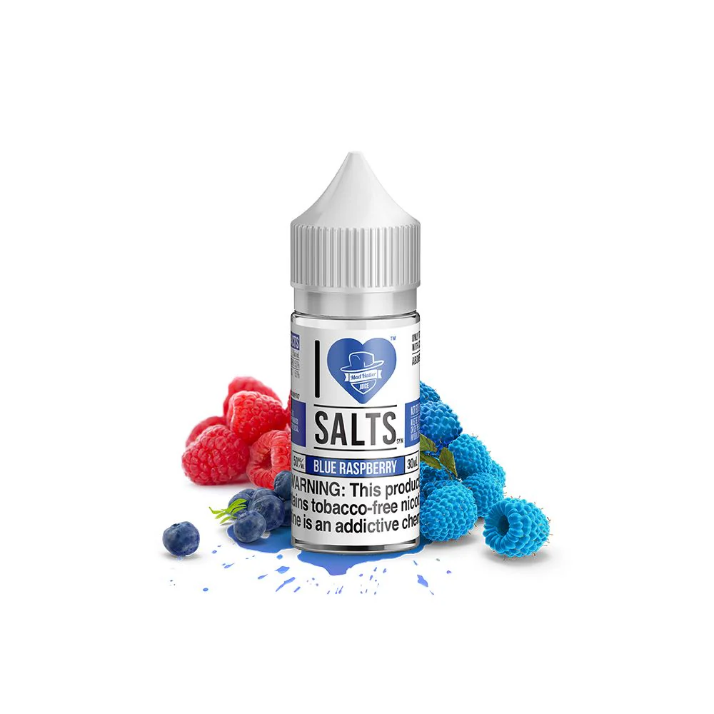 Blue Raspberry Salts by Mad Hatter EJuice 30ml