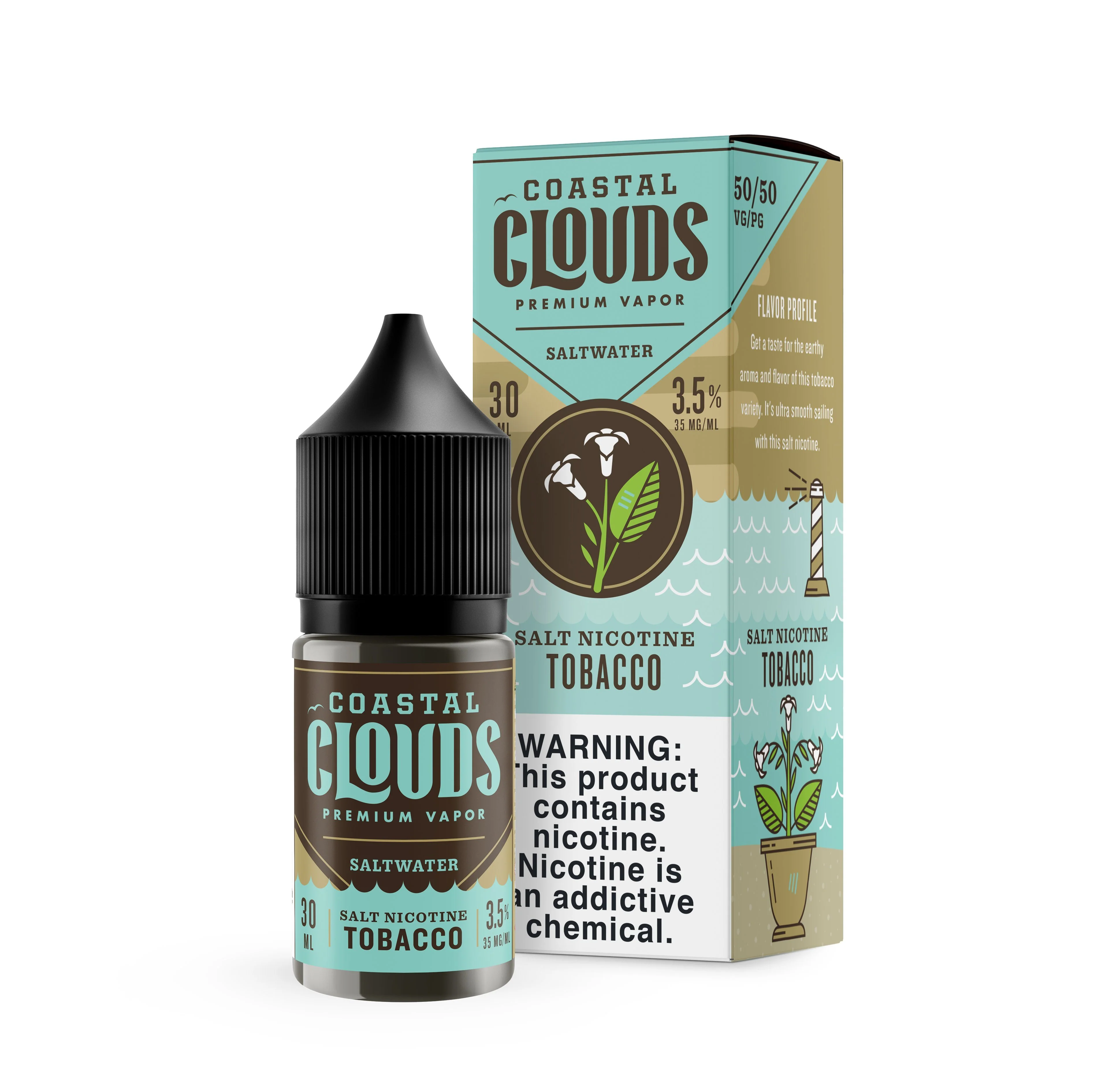 Tobacco by Coastal Clouds Salt 30ml