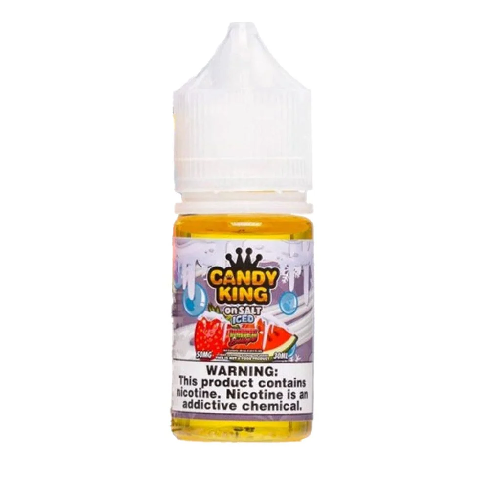 Strawberry Watermelon Bubblegum Ice by Candy King On Salt 30ml