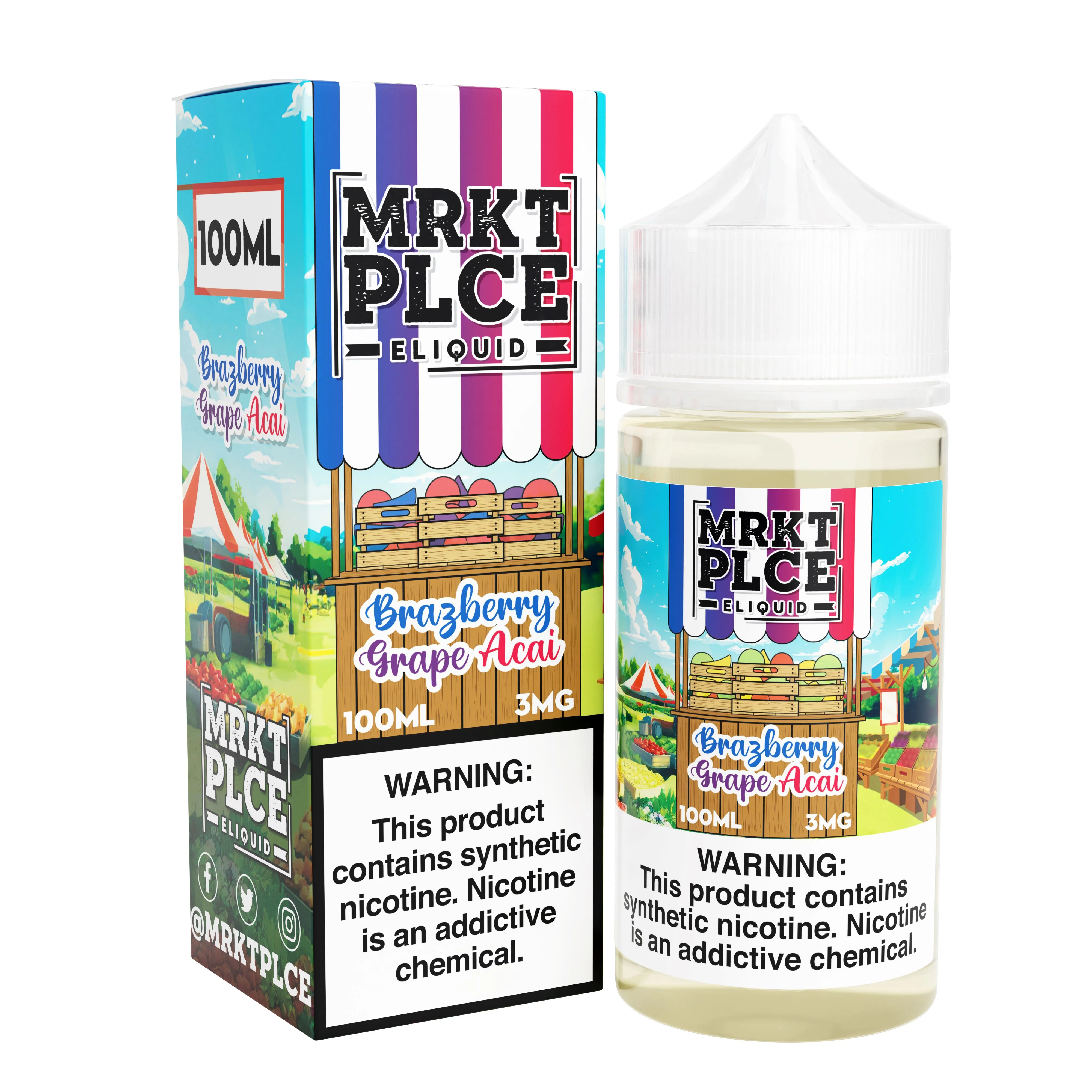 Brazberry Grape Acai by MRKT PLCE 100ML
