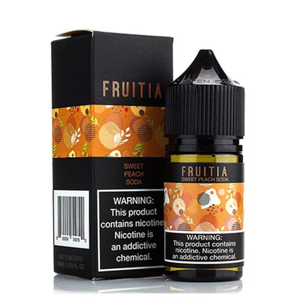 Sweet Peach Soda by Fruitia Salts 30ml