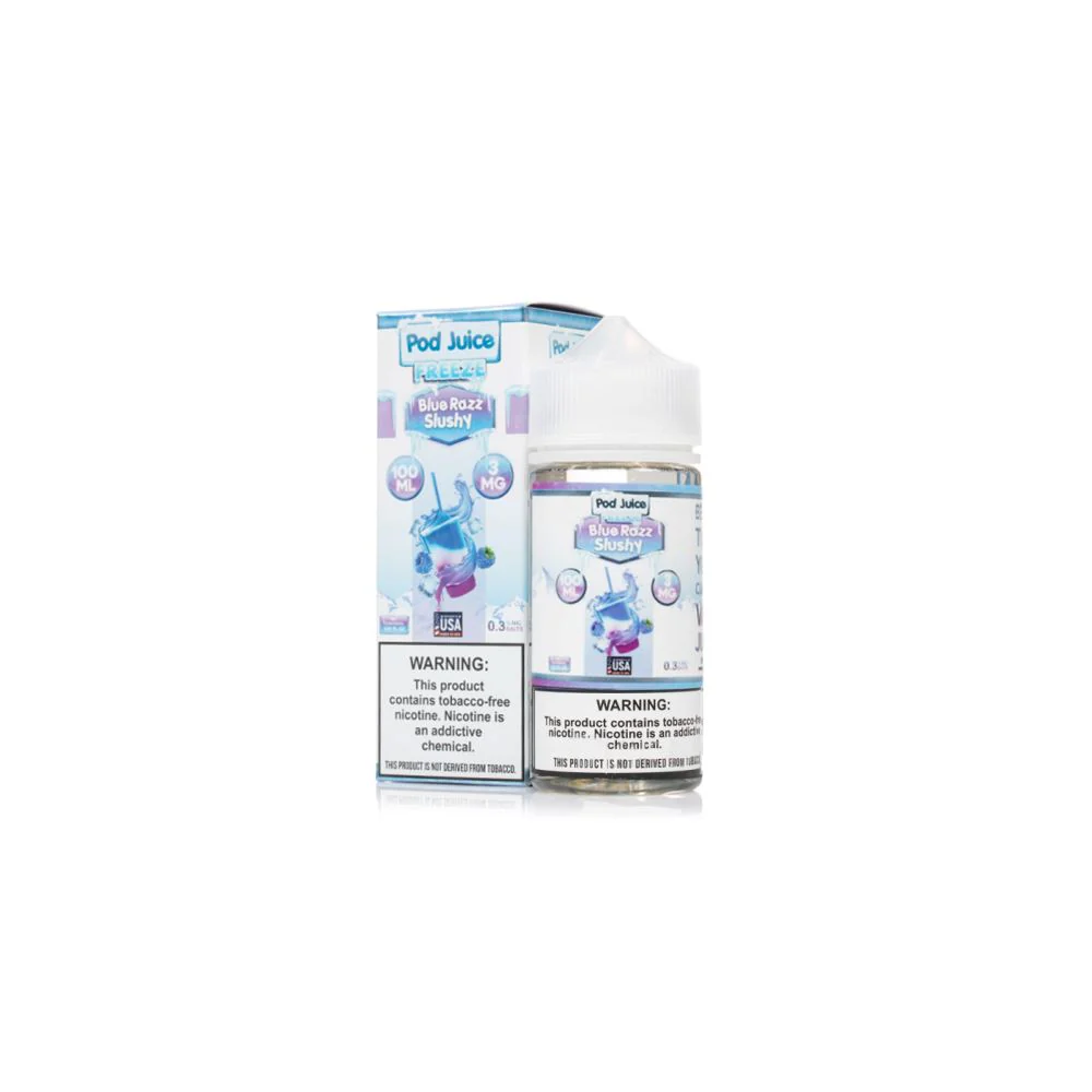 Blue Razz Slushy Freeze by Pod Juice TFN Series 100mL