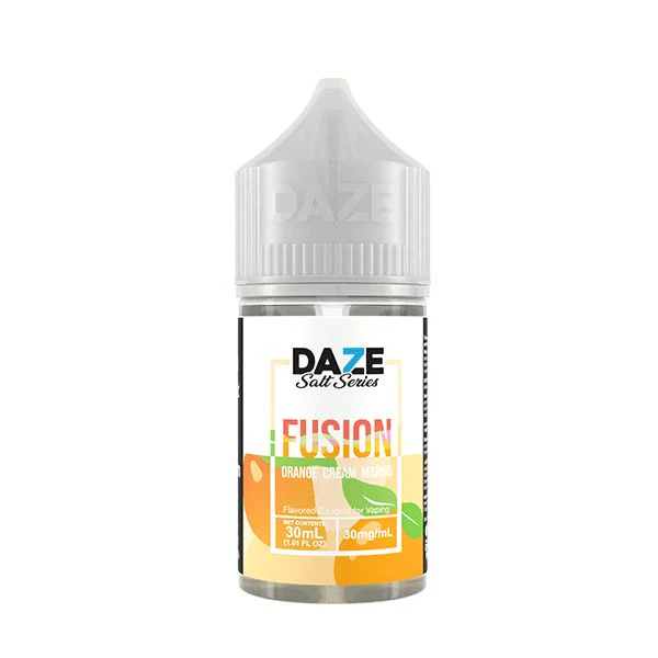 Orange Cream Mango 7Daze Fusion Series Salt Nic E-Juice 30mL