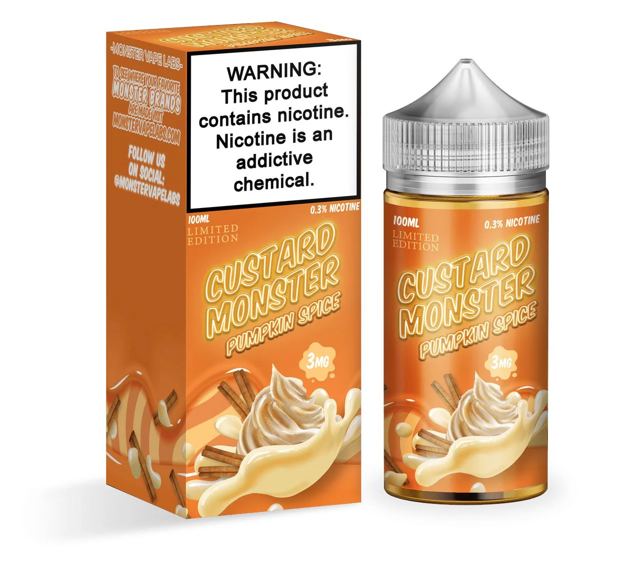 Pumpkin Spice by Custard Monster 100mL