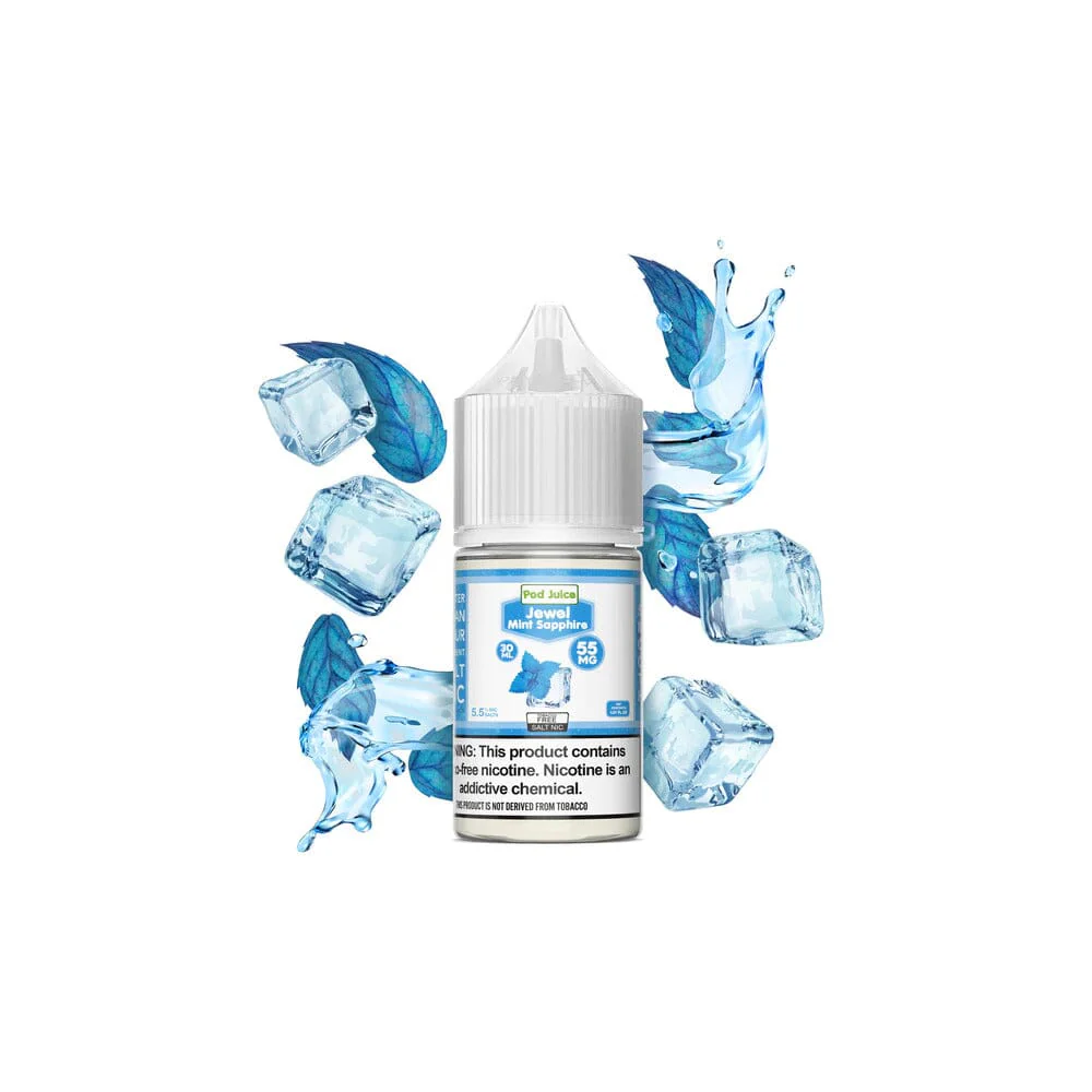 Jewel Mint Sapphire Pod Juice TFN Salts 30mL