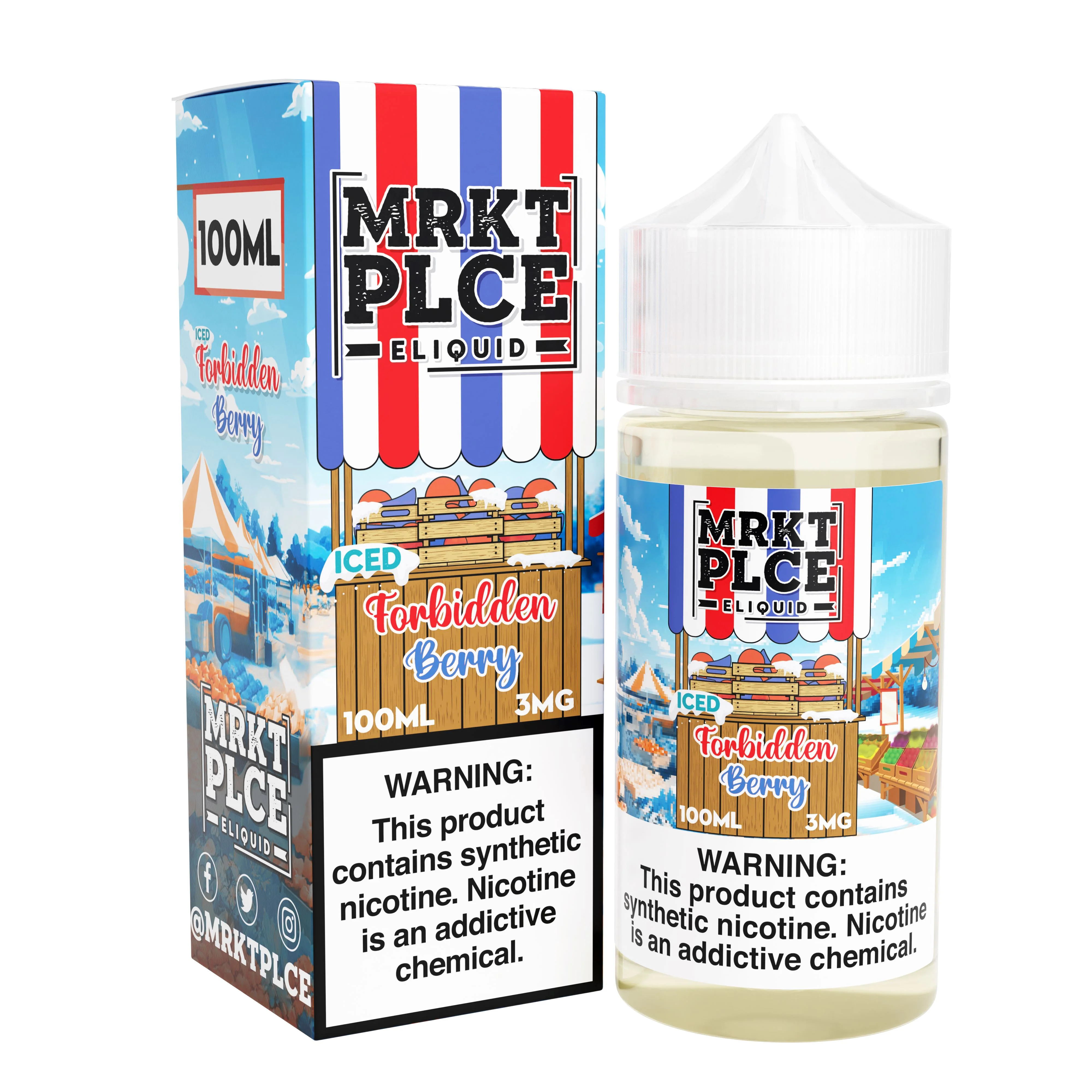 Iced Forbidden Berry by MRKT PLCE 100ML