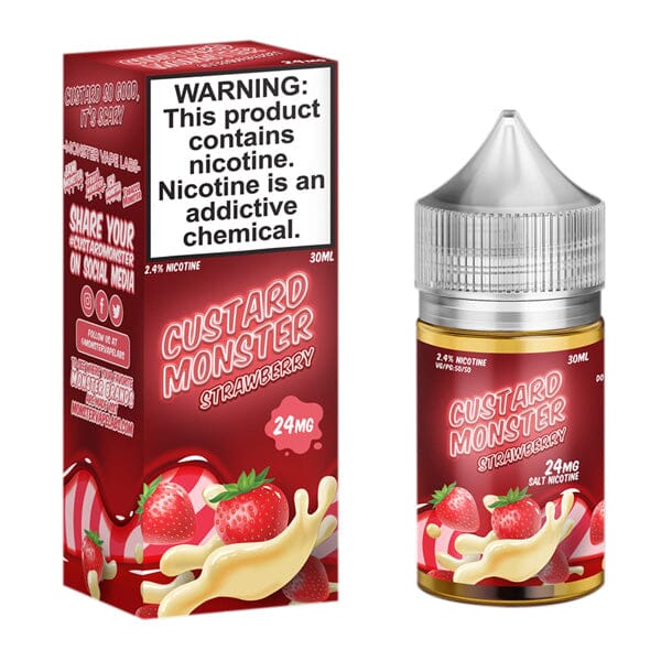 Strawberry Custard by Custard Monster Salts 30ml