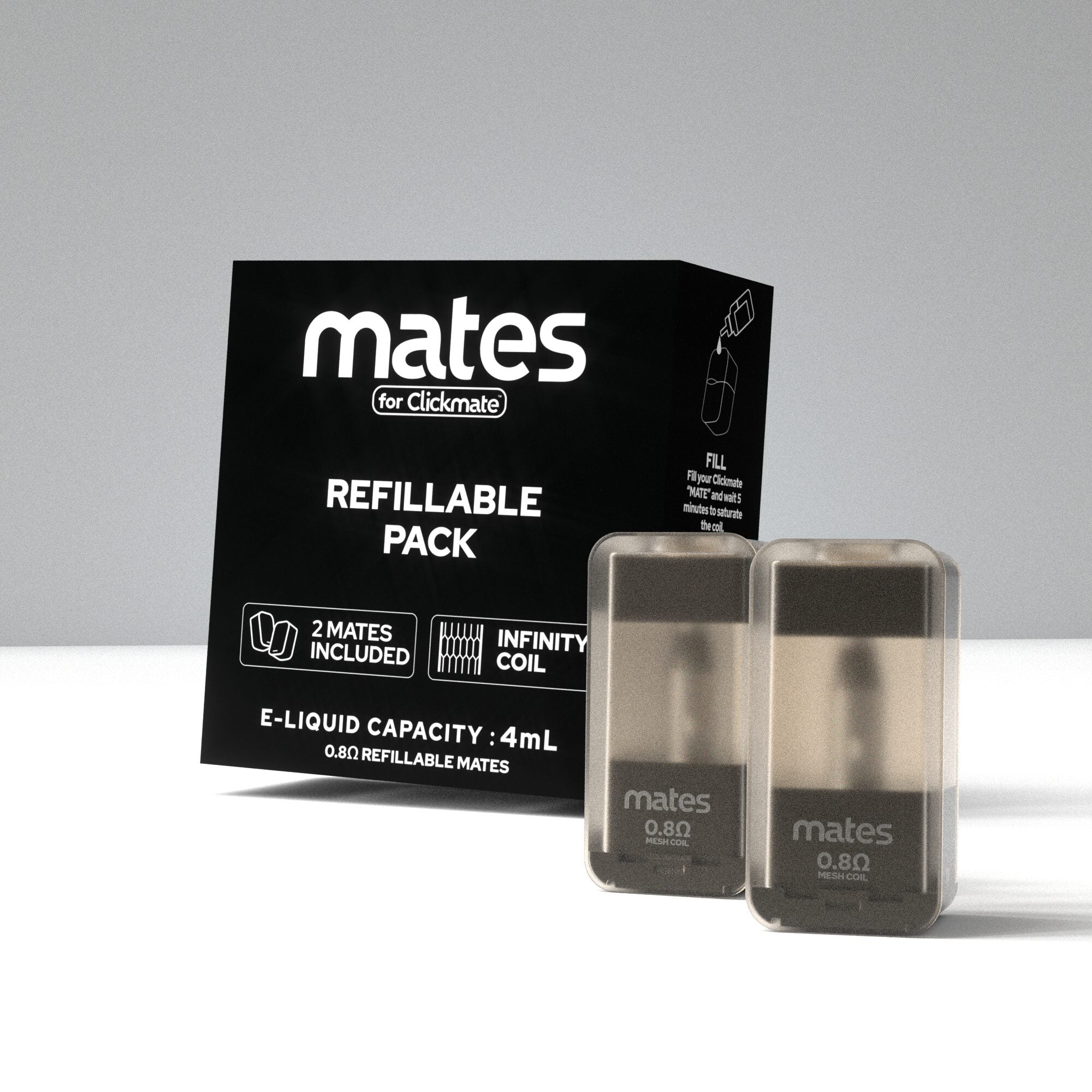 7Daze Clickmate Refillable MATES (2-Pack)