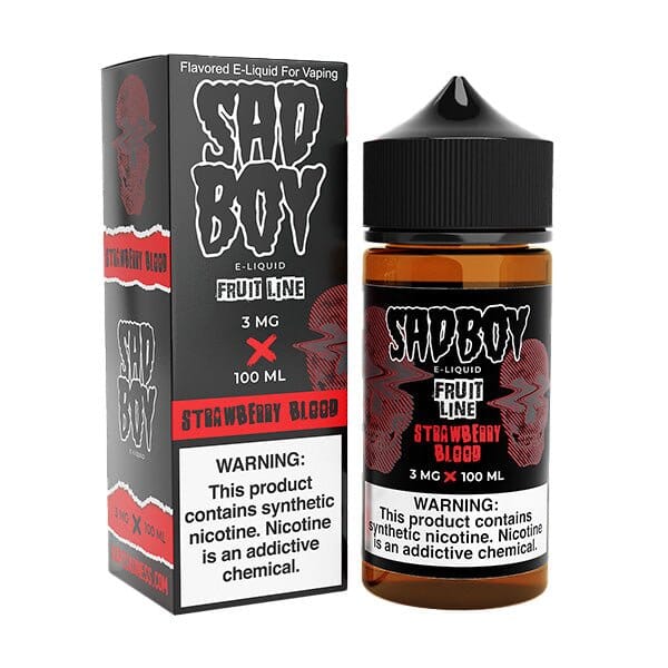 Strawberry Blood by Sadboy 100mL E-Liquid Series (Freebase)