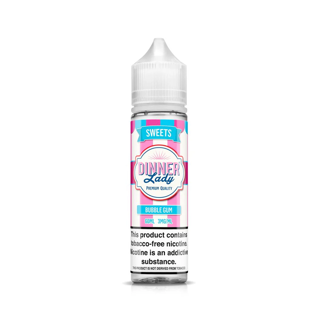 Bubblegum By Dinner Lady Tobacco-Free Nicotine 60ml
