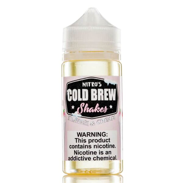 Stawberi & Cream by Nitro's Cold Brew Shakes 100ML