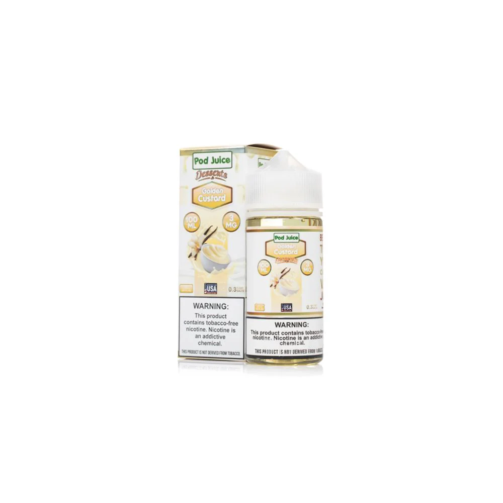 Golden Custard by Pod Juice TFN Series 100mL