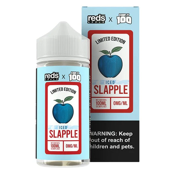 Slapple Iced by 7Daze Reds x Keep It 100 Series | 100mL