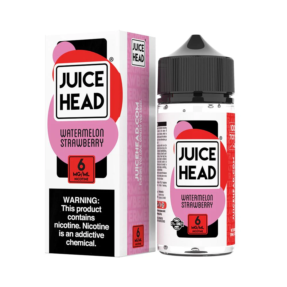 Watermelon Strawberry Freebase E-Juice by Juice Head 100mL