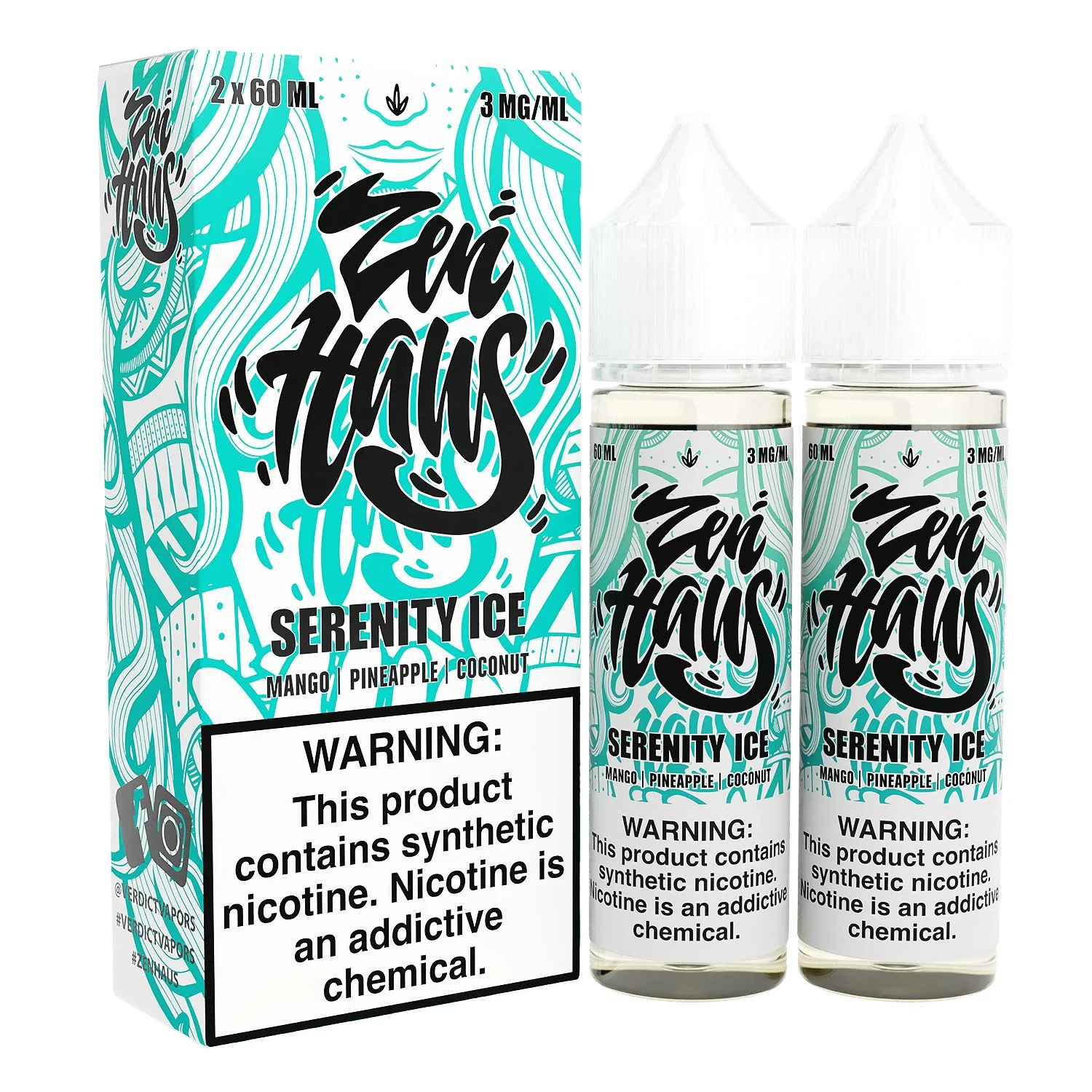 Serenity ICE by ZEN HAUS E-Liquid 2X 60ml