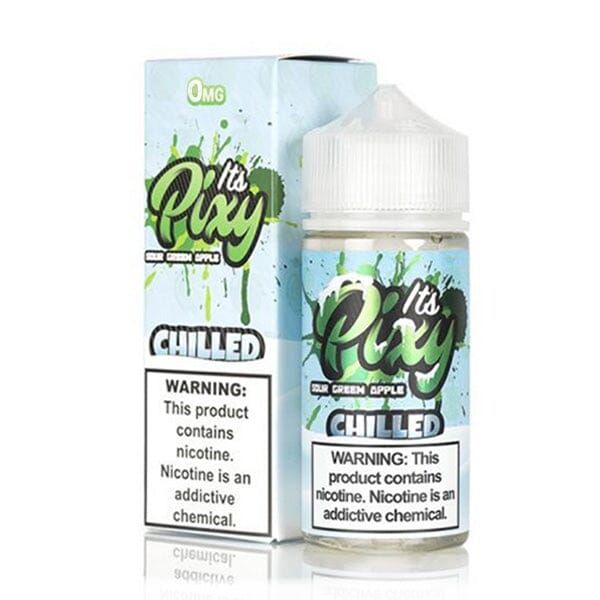 Sour Green Apple Chilled by It's Pixy E-Liquid 100ml